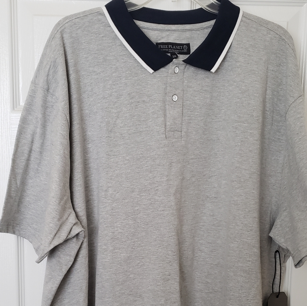 Free Planet Polo Shirt 3xl Big & Tall